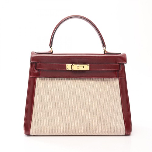 Hermes kelly borsa toile h - kelly,
